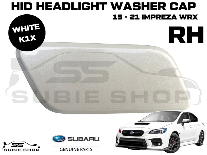 New Genuine Headlight White Washer Cap Cover 15 -17 Subaru Impreza VA WRX STi RH