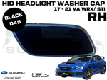 New Genuine Headlight Black Washer Cap Cover 17 -21 Subaru Impreza VA WRX STi RH