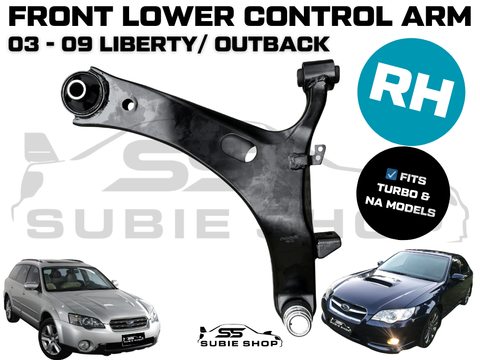 Right Driver Front Lower Control Arm Bush for 03 - 09 Subaru Liberty Outback Gen 4