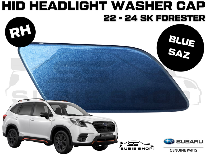 New Genuine Subaru Forester SK Headlight Washer Cap Cover 22 - 24 Right Blue SAZ