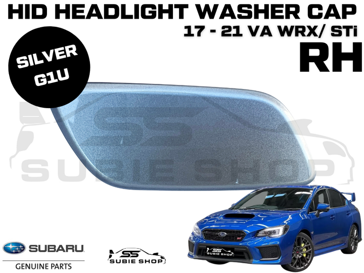 New Genuine Headlight Silver Washer Cap Cover 17-21 Subaru Impreza VA WRX STi RH