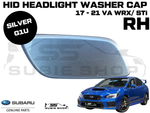 New Genuine Headlight Silver Washer Cap Cover 17-21 Subaru Impreza VA WRX STi RH