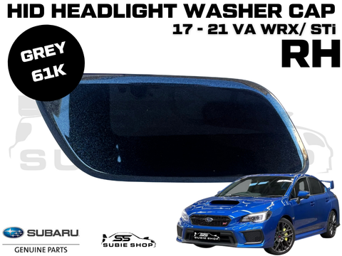 New Genuine Headlight Grey Washer Cap Cover 17-21 Subaru Impreza VA WRX STi RH