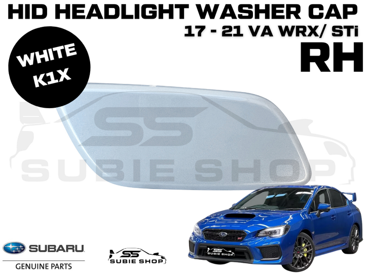 New Genuine Headlight White Washer Cap Cover 17 -21 Subaru Impreza VA WRX STi RH