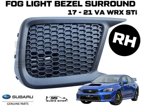 New Genuine 17-21 Subaru Impreza VA WRX STi Fog Light Bezel Cover Surround Right