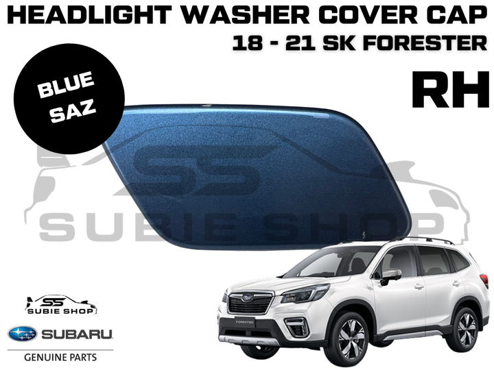 New Genuine Subaru Forester SK Headlight Washer Cap Cover 18 - 21 Right Blue SAZ