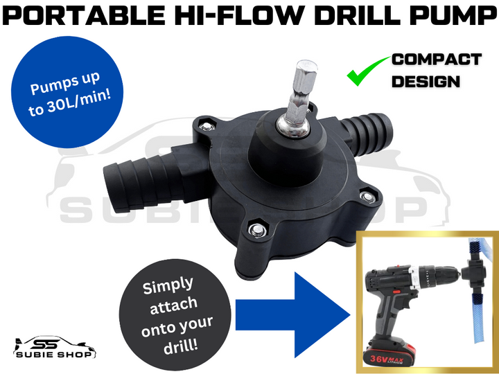 Easy Use Drill Fluid Waste Water Transfer Fuel Petrol Liquid Coolant Motor Pump