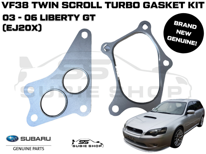 GENUINE Subaru Liberty 03 - 06 EJ20X VF38 Twin Scroll Turbo Exhaust Gaskets Set