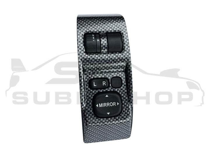 Subaru Impreza 08 - 14 WRX G3 Carbon Fiber Wrapped Electric Mirror Switch Panel