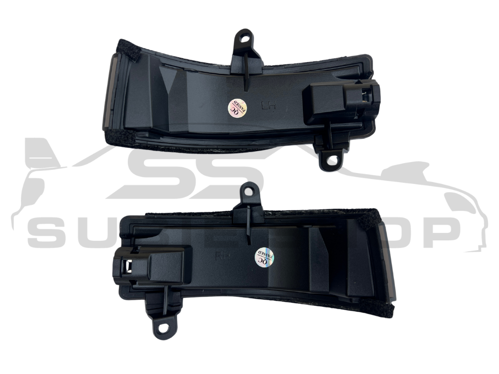 Smoked Blk Sequential Side Mirror Indicators For Subaru Impreza Liberty Forester