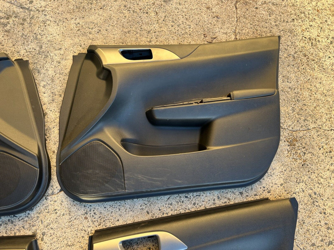 Subaru Impreza G3 RS WRX 08 - 11 Factory Interior Door Cards Trims Set GENUINE