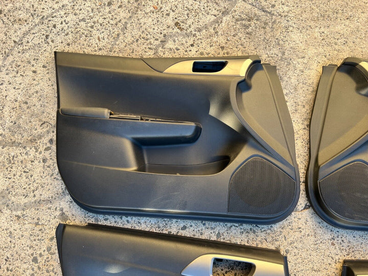 Subaru Impreza G3 RS WRX 08 - 11 Factory Interior Door Cards Trims Set GENUINE