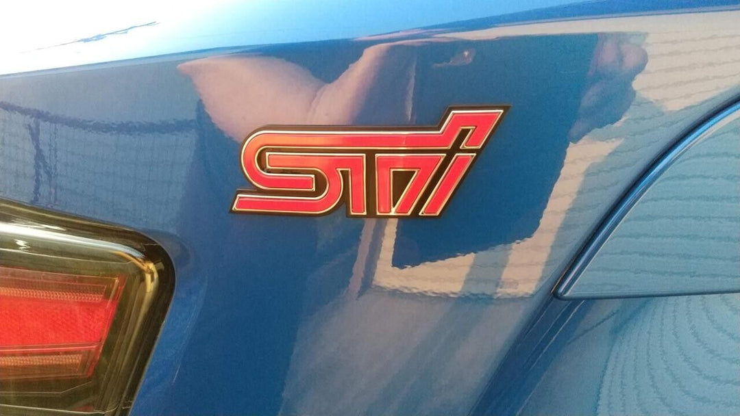 NEW OEM Genuine JDM Subaru BRZ Toyota 86 Red TS STI 13-19 Boot Badge Logo Emblem