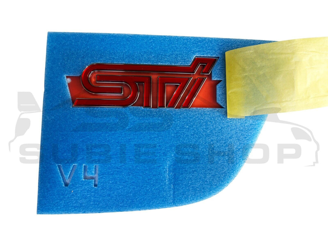 NEW OEM Genuine JDM Subaru WRX STi VA Red 2015 - 18 Sedan Boot Badge Logo Emblem