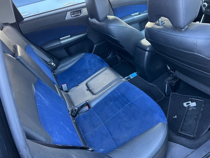 Subaru Forester 08-12 SH S Edition Blue Leather Interior Seats Front Rear Driver