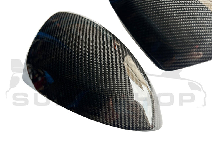 REAL Carbon Fiber Side Mirror Covers Caps Overlays For 22+ Subaru BRZ Toyota 86