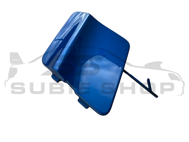 GENUINE Subaru Impreza 11 -14 G3 WRX Rear Bumper Bar Tow Hook Cap Cover Blue 02C