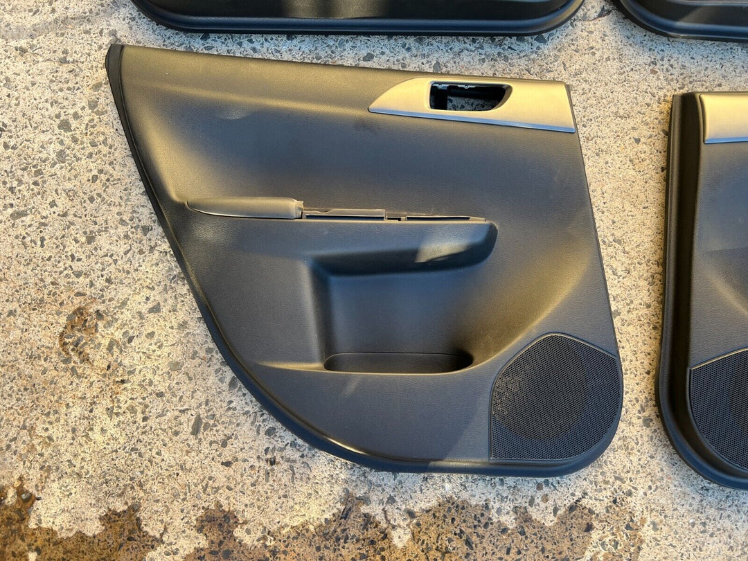 Subaru Impreza G3 RS WRX 08 - 11 Factory Interior Door Cards Trims Set GENUINE