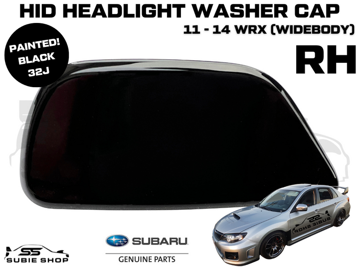 New Genuine Headlight Black Washer Cap Cover 11 -14 Subaru Impreza G3 WRX STi RH