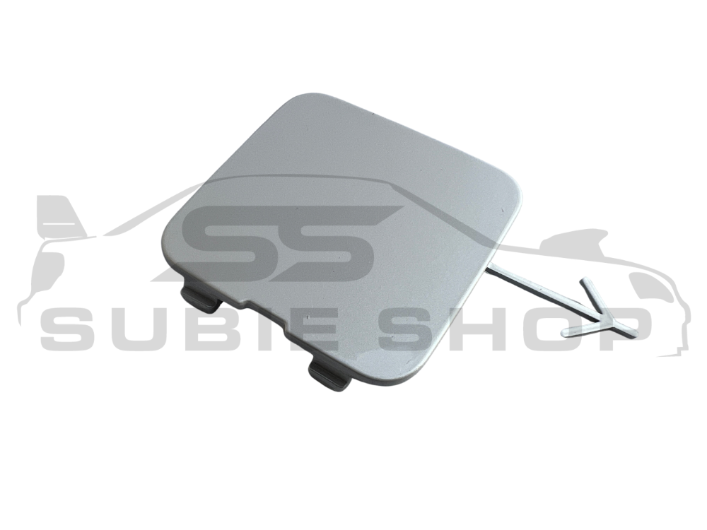 GENUINE Subaru Outback BR 09 - 14 Rear Bumper Bar Tow Hook Cap Cover White 37J