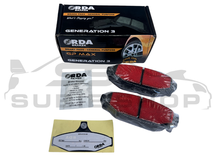 Performance Rear Brakes Brake Pads Upgrade 08 - 11 GH for Subaru Impreza / RS