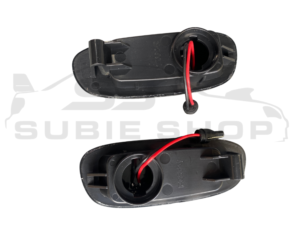 Smoked Black Lens Sequential Fender Side Indicators For 93-01 Subaru Impreza WRX