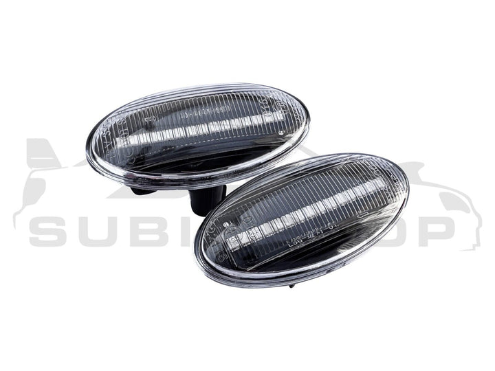 Clear Lens Sequential Fender Side Indicators For 01 - 07 Subaru Impreza RS WRX