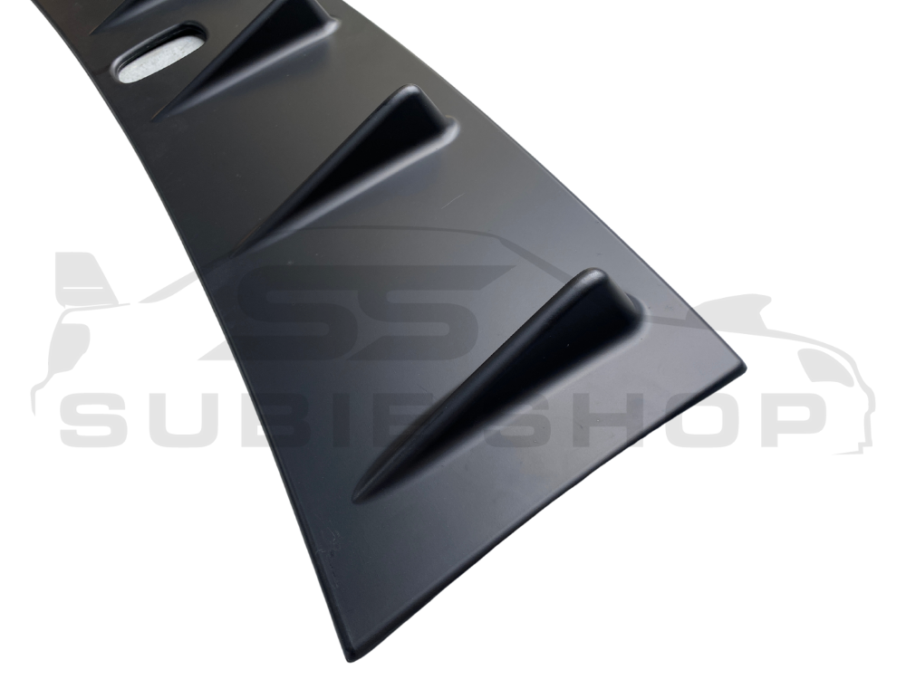 JDM PP Plastic Rear Roof Spoiler Vortex Generator For 08 - 14 Subaru RS WRX STi