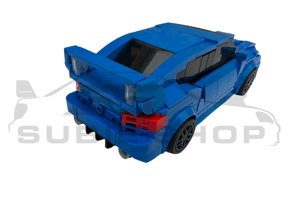 MOC LEGO Car: Subaru WRX STi Championship Rally Model Brick Race Car Toy Build