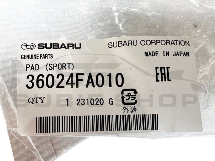 New GENUINE Manual Subaru Foot Brake Metal Pedal Cover Impreza Forester Liberty