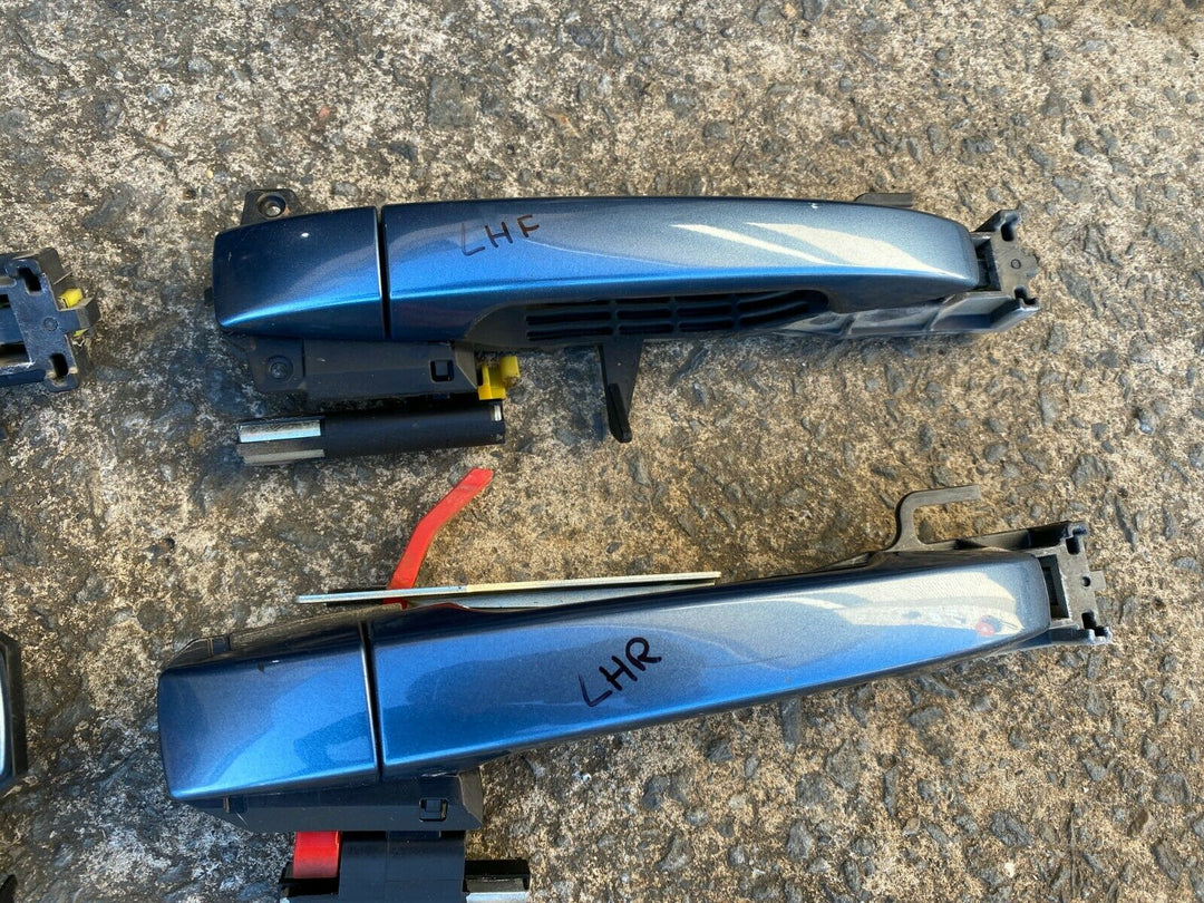 Subaru Impreza RS GH G3 08 - 11 Exterior Door Handles Full Set Blue 64Z Genuine