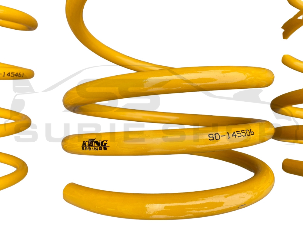 Set Front + Rear Lowered Coil KING SPRINGS For 12 - 17 Subaru Impreza GJ/ VA WRX