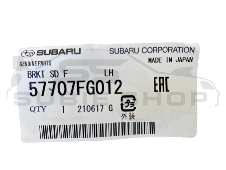 GENUINE Subaru Impreza 08 - 11 GH G3 WRX Narrowbody Front Bumper Bar Bracket Left LH 57707FG012