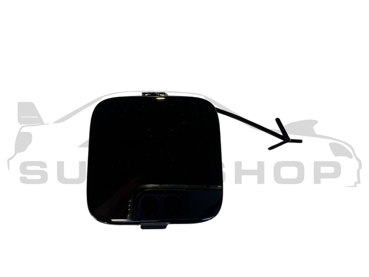 GENUINE Subaru Forester 2013 -18 SJ Rear Bumper Bar Tow Hook Cap Cover Black D4S