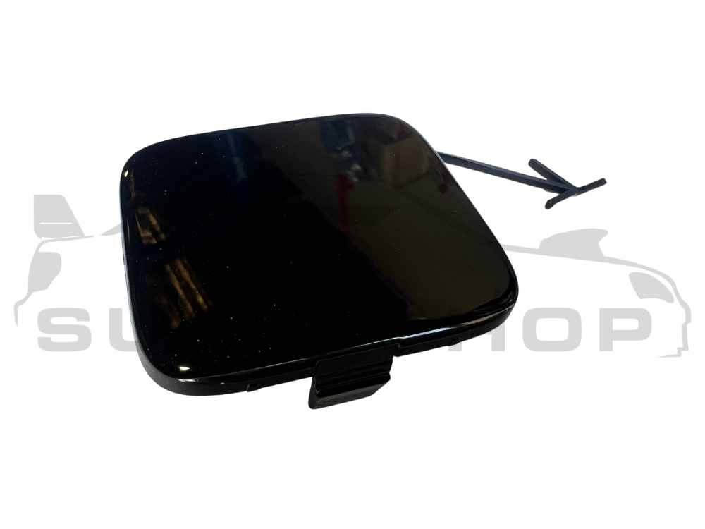 GENUINE Subaru Forester 2013 -18 SJ Rear Bumper Bar Tow Hook Cap Cover Black D4S