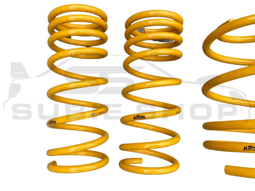 Set Front + Rear Lowered Coil KING SPRINGS For 12 - 17 Subaru Impreza GJ/ VA WRX