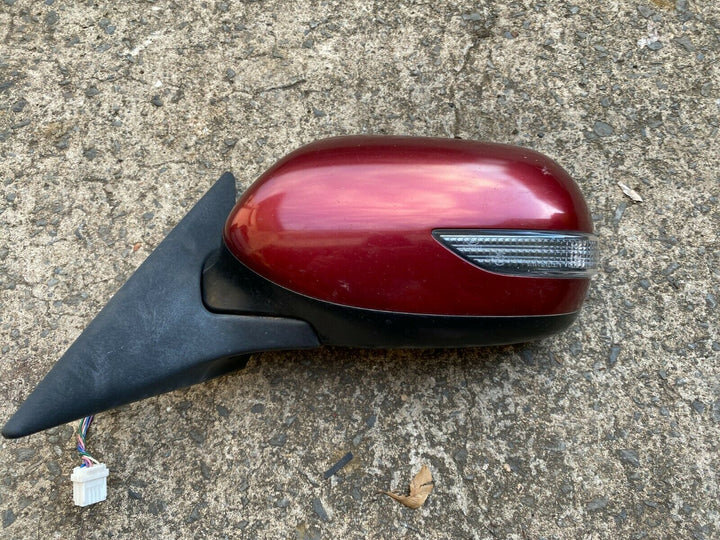 Subaru Liberty Outback 06 - 09 Gen4 Passenger Side Electric Mirror Red 69Z Left