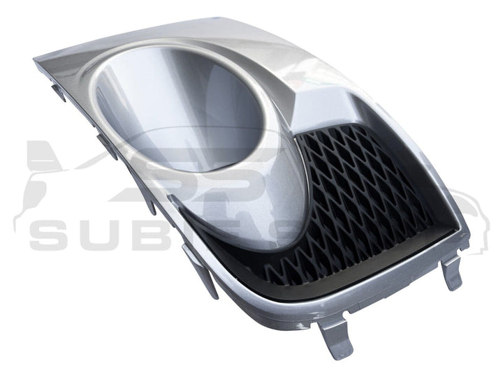 Genuine 11-12 Subaru Impreza WRX STi Fog Light Bezel Cover Surround Silver G1U L