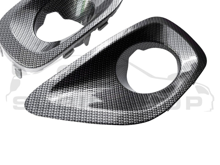 Subaru Liberty Carbon Fiber Wrap 03 - 06 Fog Light Surround Covers Trim Set L R