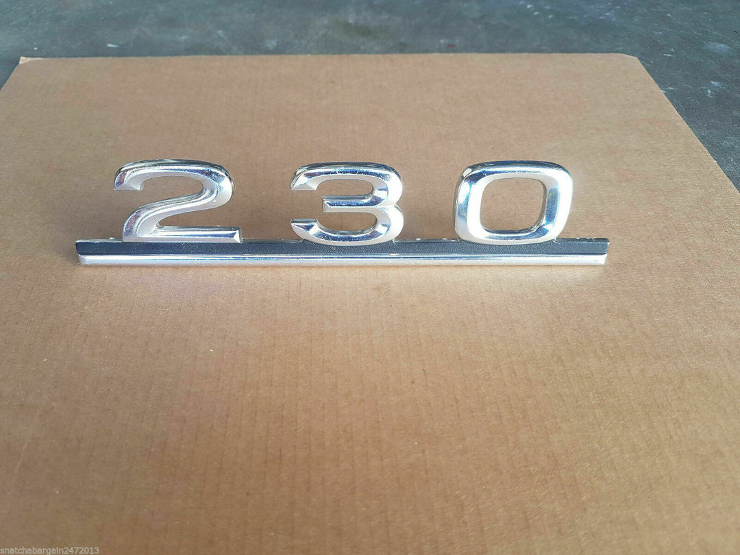 1965 Vintage Genuine Mercedes Merc Benz Badge Emblem OEM W110 230 Metal Chrome