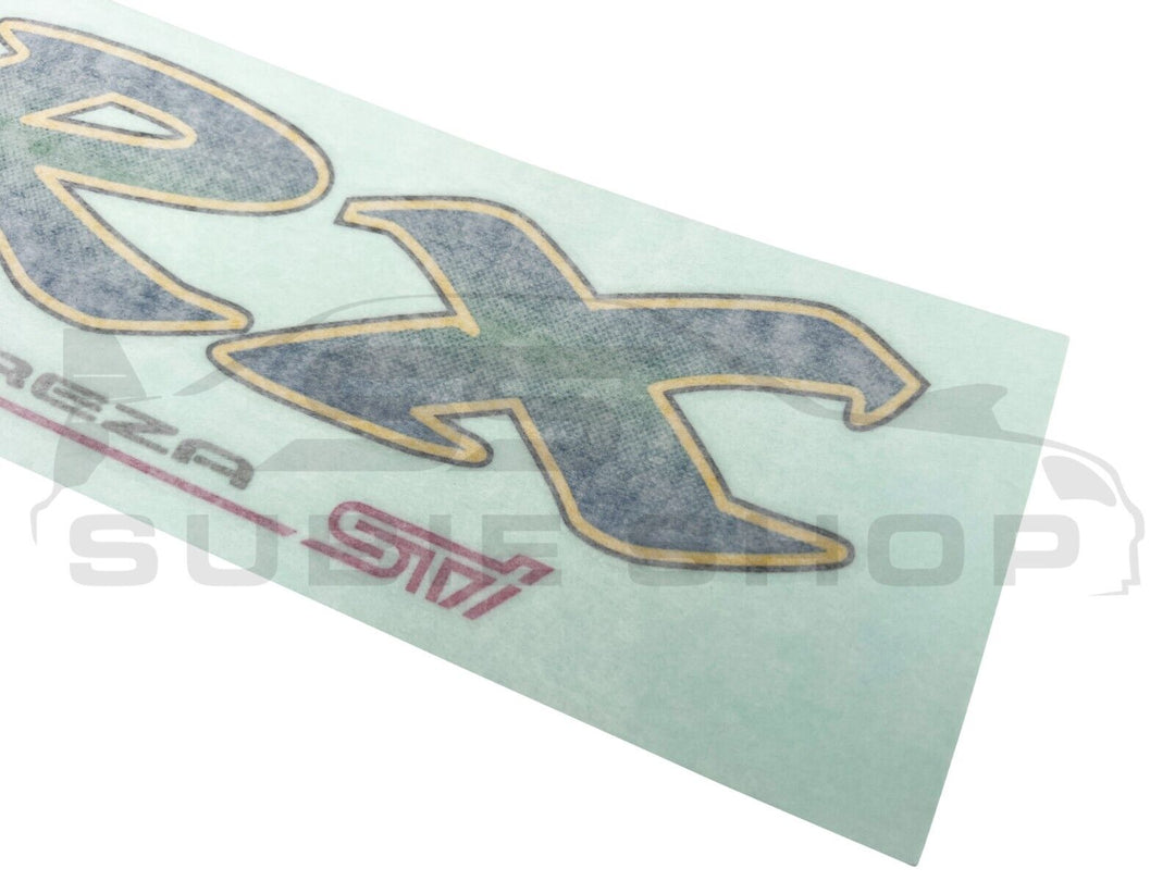 NEW Genuine Subaru Impreza 99 WRX GC8 RA STI Rear Boot Lid Decal Sticker OEM JDM