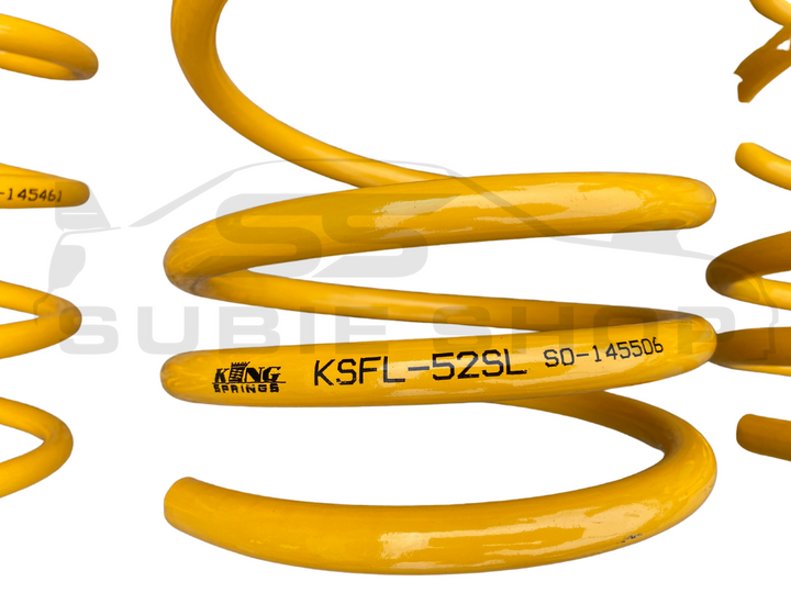 Front + Rear Super Low Coil Lowered KING SPRINGS For 08 - 12 GH Subaru Impreza WRX RS