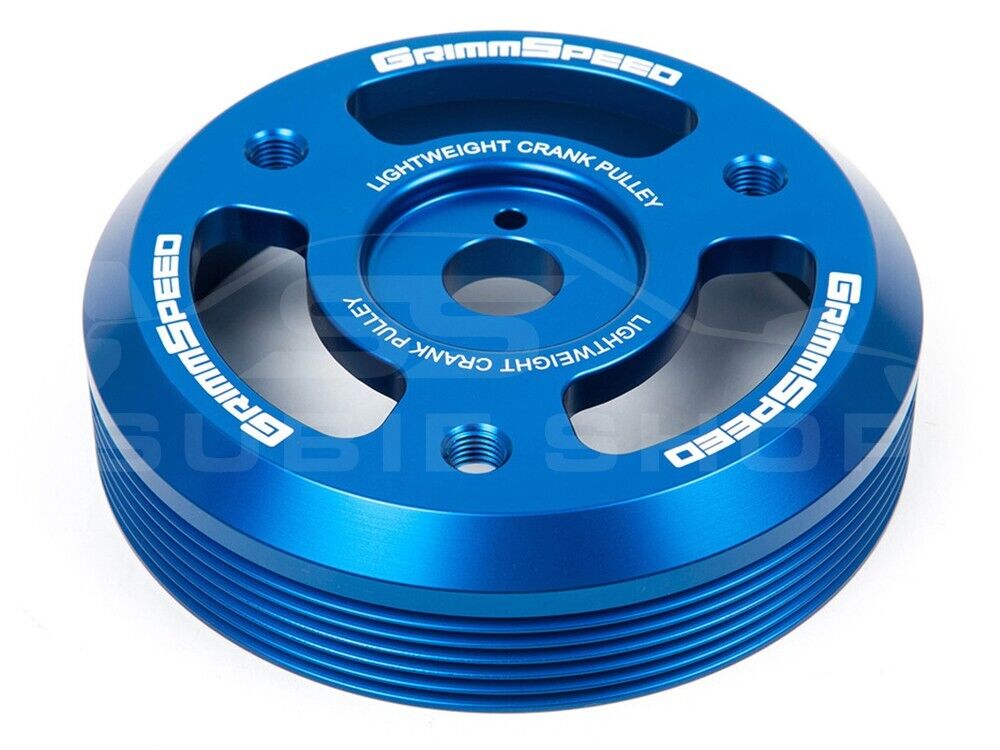 Grimmspeed Lightweight Crank Pulley for Subaru WRX 15+ Forester 13+ BRZ 86 FB FA