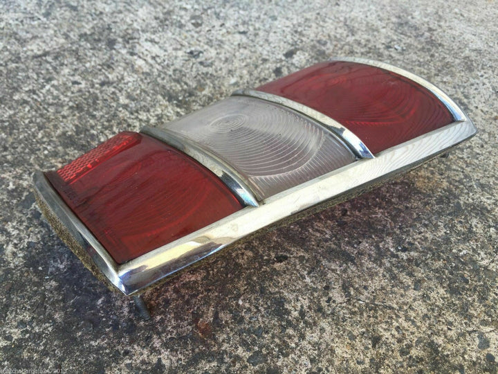 BMW 1967 1600 Neue Klasse Tail Light Lens Cover Chrome Surround Brake Reverse