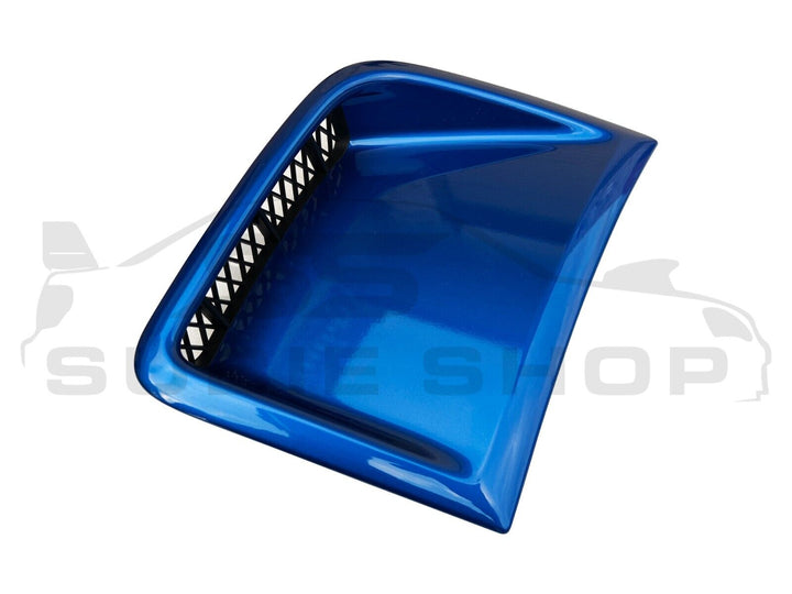 GENUINE Subaru Impreza 08 - 14 G3 WRX STi Front Bumper Side Vent Bezel Blue 02C