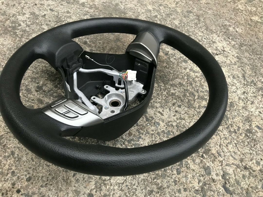 Subaru Impreza 08 - 14 GH G3 Hatch WRX Steering Wheel Black Silver Buttons STI