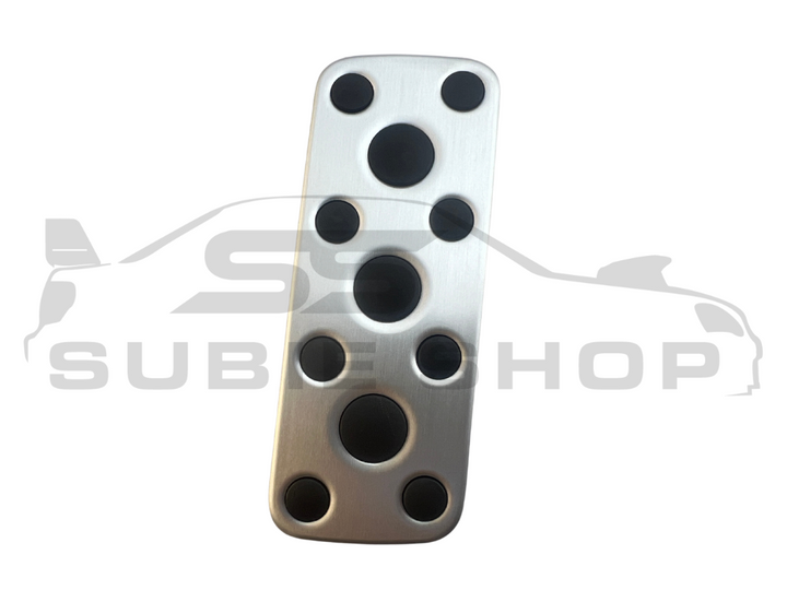 GENUINE Subaru Metal Foot Pedal Cover Kit - Automatic Impreza Forester Liberty