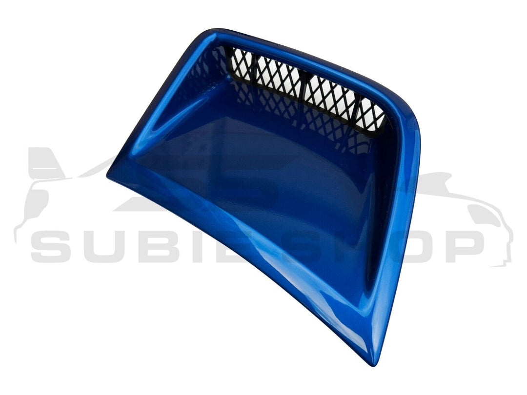 GENUINE Subaru Impreza 08 - 14 G3 WRX STi Front Bumper Side Vent Bezel Blue 02C