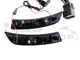 Smoked Black Sequential Side Bumper LED Indicators For 22 + Subaru BRZ Toyota 86