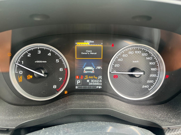 Low KM Subaru Forester SK 2018 - 2021 FB25 Petrol Instrument Cluster 34,000km